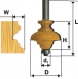 Фрезы - Кромочные фигурные