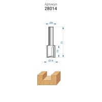 Фреза пазовая прямая Энкор ЭКСПЕРТ ф14x19мм, хв. 8 мм 28014 - вид 1 миниатюра