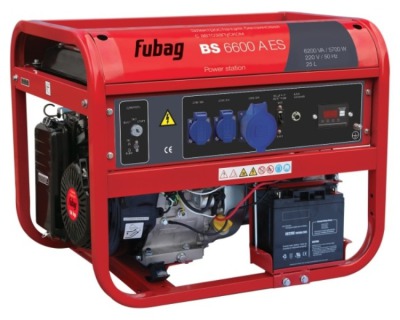 Бензиновый генератор Fubag BS 6600 A ES - вид 1 миниатюра
