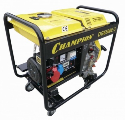 Дизельный генератор CHAMPION DG6500E-3