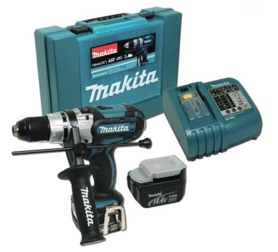 Аккумуляторная ударная дрель-шуруповерт Makita BHP444RFE (BHP 444 RFE) - вид 1 миниатюра