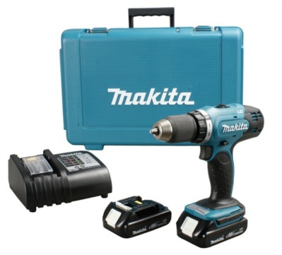 Аккумуляторная ударная дрель-шуруповерт Makita BHP453SHE (BHP 453 SHE) - вид 2 миниатюра