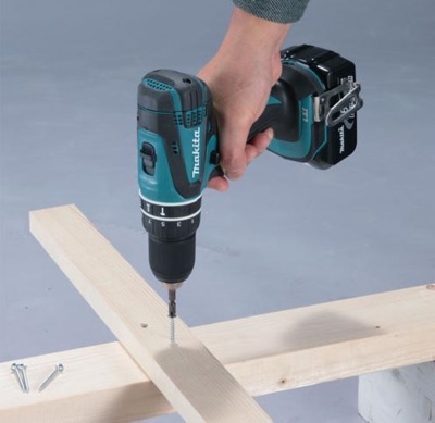 Аккумуляторная ударная дрель-шуруповерт Makita BHP456RFE (BHP 456 RFE) - вид 1 миниатюра
