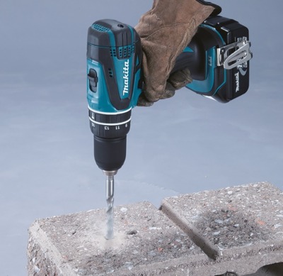 Аккумуляторная ударная дрель-шуруповерт Makita DHP459SHE (DHP 459 SHE) - вид 1 миниатюра