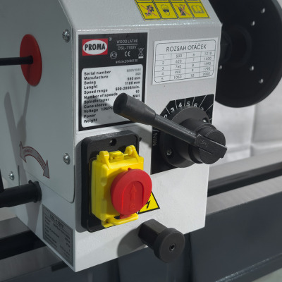 PROMA DSL-1100V станок токарный по дереву с защитным экраном - вид 2 миниатюра