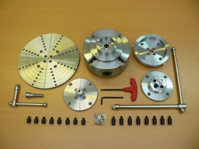 Набор патронов для токарного станка 140 мм JIB M33 x 3,5 - вид 2 миниатюра
