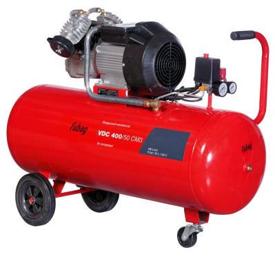 FUBAG VDC 400/50 CM3 Компрессор поршневой коаксиальный масляный 400 л/мин, 50 л, 8 бар, 2.2 кВт - вид 1 миниатюра
