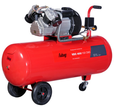 FUBAG VDC 400/100 CM3 Компрессор поршневой коаксиальный масляный 400 л/мин, 100 л, 8 бар, 2.2 кВт - вид 1 миниатюра